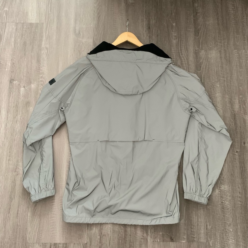 Zara zip up hoodie size M silver - Picture 2 of 5